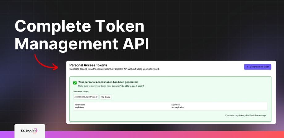 FalkorDB Personal Access Tokens: Secure API Auth