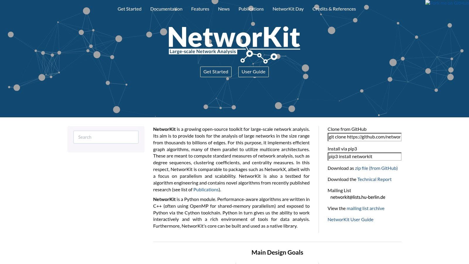 python graph libraries networkit website FalkorDB NetworKit