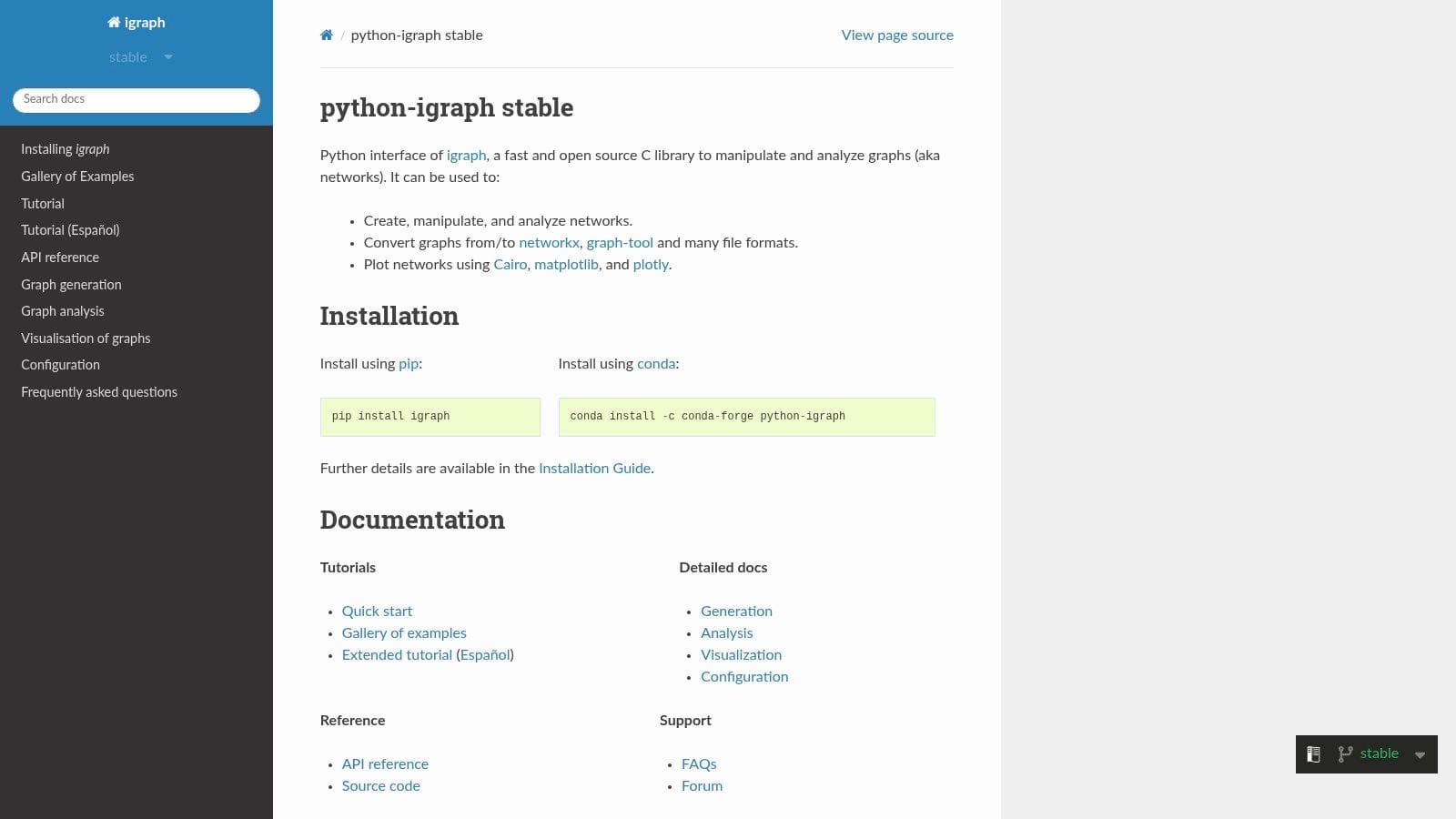 python graph libraries python igraph FalkorDB python-igraph