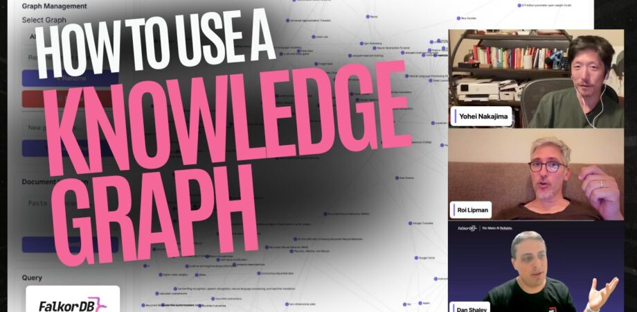 How to use a knowledge graph webinar - FalkorDB